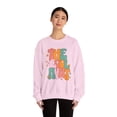 thumbnail image 4 of Cool Aunt Sweatshirt, Retro Wavy Text Sweatshirt, Gifts For Aunt, 4 of 4
