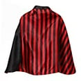 thumbnail image 3 of StoryBook Wishes Reversible Red & Black Stripe 24" Cape, 3 of 3