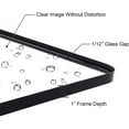 thumbnail image 2 of ANDY STAR 24 x 36 Inch Rectangular Hanging Metal Wall Mirror, Matte Black, 2 of 8
