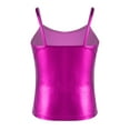thumbnail image 2 of Aislor Girls Kids Shiny Metallic Color Spaghetti Shoulder Straps Camisole Tank Top for Dance Competition, 2 of 7