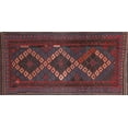 thumbnail image 1 of Ahgly Company Indoor Rectangle Traditional Saffron Red Persian Area Rugs, 5' x 7', 1 of 6