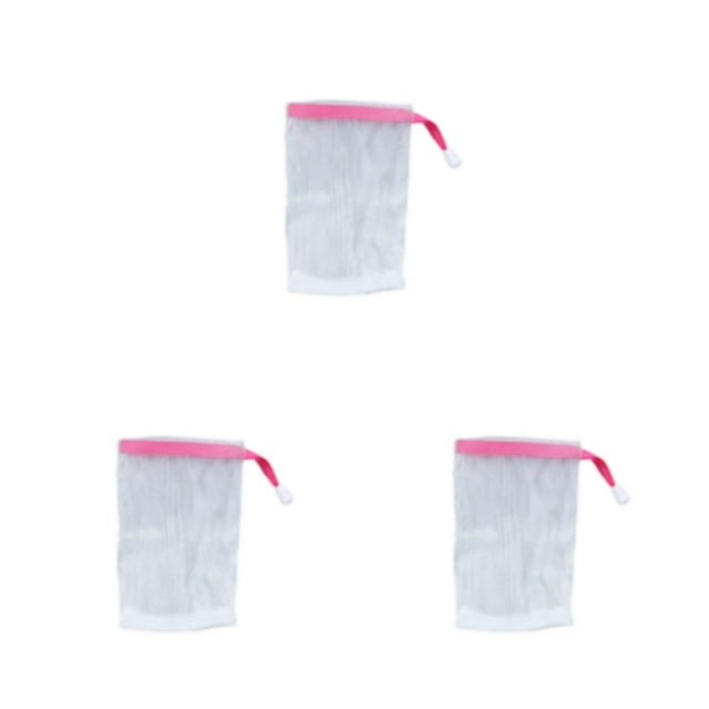 Advancent Bolsas de jabón de ducha Limpiador facial Cuerpo Nylon Cara Red de burbujas Espuma hecha a mano Delicado para suministros de baño Type1 NO1