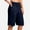 Navy, variant on Coorders No Bunderies Womens High Waist Shorts, Oversized Ladies Soft Yoga Fitness Athletic Leggings Pants Army Green, Size XXL