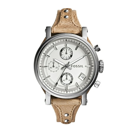Fossil Women's Original Boyfriend Chronograph Bone Leather Watch