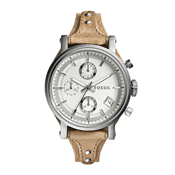 Fossil Women's Original Boyfriend Chronograph Bone Leather Watch