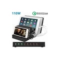 thumbnail image 2 of 110W 8 Ports USB Charger Hub QC 3.0 Fast Charging Station Dock with Dividers For iPhone, iPad Air/Mini, Samsung Galaxy, LG stylo, Google Pixel, Kindle, 2 of 7