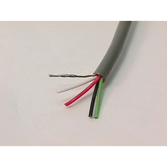 IEC CAB004 24 Gauge 4 Conductor Shielded Cable Priced by the Foot