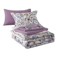 thumbnail image 4 of Mainstays All in One Reversible Comforter and Sheet Set, 7-Piece, Queen, White Multi Floral, 4 of 8