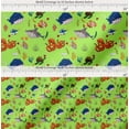 thumbnail image 2 of Soimoi Cotton Cambric Fabric Coral,Whale & Jellyfish Ocean Decor Fabric Printed Yard 56 Inch Wide, 2 of 7