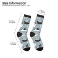 thumbnail image 2 of Rocae Swan Princess On Lake for Girls Boys Crew Socks,Children's Socks, Kids Socks, Toddler Socks: Daily Wear with Kids School Uniform, 2 of 5