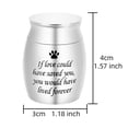 thumbnail image 2 of Greeniant Urna en forma de S de Metal, urna pensativa, necesita corroer el tarro de almacenamiento conmemorativo de acero inoxidable Preserve S Memoriales de mascotas oro rosa, 2 of 6