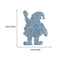 thumbnail image 4 of stanreset 4Pcs Xmas Silverware Holders Cartoon Cover Fabric Spoon Pockets Party Table Restaurant Hotel Tableware Decors Light Gray, 4 of 6
