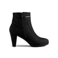 thumbnail image 3 of Unique Bargains Bottines à Talon à Bout Rond à Fermeture Éclair pour Femmes, 3 of 8