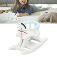 thumbnail image 4 of Dollhouse Rocking Horse Chair, Birch Doll House Chair 1:12 Scale  For Kids, 4 of 8