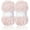 Pale Pink, variant on 2 Pack/ 6Pack Super Soft Fur Yarn Chunky Fluffy Faux Fur Yarn Eyelash Yarn for Crochet Knit - Each Length 98.5 ft
