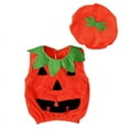 thumbnail image 2 of Uccdo Baby Girl Boy Halloween Pumpkin Clothes With Hat, Kids Party Fancy Outfits One-Piece Rompers Bodysuits, 0-12M, 1-2T, 2 of 7