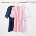 thumbnail image 6 of FLMEI Men Women Robes Cotton Bathrobes Soft Lightweight Bath Robes M-2XL, 6 of 8