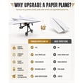 thumbnail image 5 of Power Up RC Paper Airplane Kit with Gyro Stabilizer – DIY Electric Remote Control Plane with Dual Propellers – Lightweight Foldable Flying Stem Toy Micro Fixed Wing Drone (2 Batteries), 5 of 6
