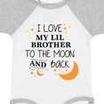thumbnail image 4 of Inktastic I Love My Lil Brother To The Moon and Back Boys or Girls Baby Bodysuit, 4 of 5