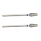 thumbnail image 3 of 2 uds brocas para decoración de uñas superficies rugosas eliminan la piel muerta cabezales de pulido de uñas para máquina pulidora de uñas azul, 3 of 5