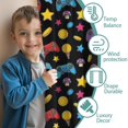 thumbnail image 3 of Blackout Kids Curtains,Multicolor Controllers Games Icons Black Pattern Childrens Insulated Curtains Set Of 2,Bedroom Essentials,Toddler Room Decor 42"x84", 3 of 5