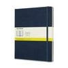 Moleskine Professional Notebook, Hardcover, 1 Subject, Unruled, Sapphire Blue Cover, 8.25 x 5, 120 Sheets (893687)