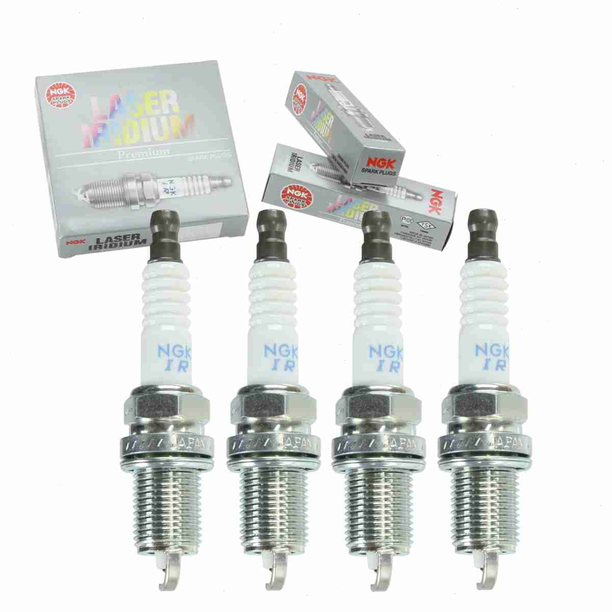 4 pc NGK 5887 Laser Iridium Spark Plugs for 33-889597Q 8M0058933 ...