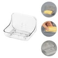 thumbnail image 6 of Raindrops Wall-Mounted Soap Dish 1Pack Assorted Color Synthetic Material Bathroom Soap Box with Drainage, 6 of 8