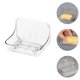 thumbnail image 5 of Caja de jabón de pared sin perforaciones Soporte de jabón de baño Caja de jabón transparente, 5 of 5