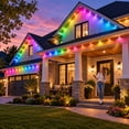 thumbnail image 4 of Permanent Outdoor Lights for House, 49 Ft Outdoor Christmas Eave Lights, Multi Color RGBIC, APP & Remote Operated, IP67 Waterproof for Roof Patio Home Decor Fans, 4 of 4