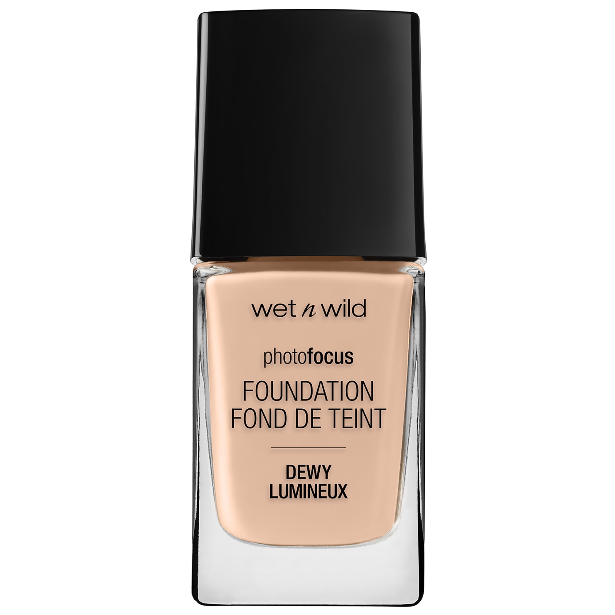 (2 pack) Wet n Wild Photo Focus Dewy Liquid Foundation Makeup, Shell Ivory, 1.0 fl oz