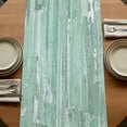 thumbnail image 5 of Table Runners 70 Inches Long Dress Scarves, Green Abstract Farmhouse Coffee/Dining/Kitchen Table Decor, Holiday Table Runner, Vintage Geometric Gradient Oil Painting Modern 13x70 Inch, 5 of 9
