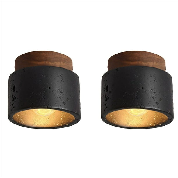 2X Lámpara de Techo Estilo Japonés Wabi-Sabi E27 con Atenuación de Colores para Cocina, Pasillo, Sala de Estar, Sala de Estudio, Sala de Té B