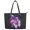 Butterfly Cherry Blossom Pattern, variant on Uourmeti Butterfly Tote Bag for Work, PU Leather Handbag with Portable Large Capacity Saddle Handbag