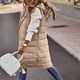 thumbnail image 1 of Puntoco Chaleco Acolchado De Longitud Media Con Capucha De Color Sólido Para Mujer Chaqueta Con Bolsillo Sin Mangas Puntoco Puntoco-5700, 1 of 6