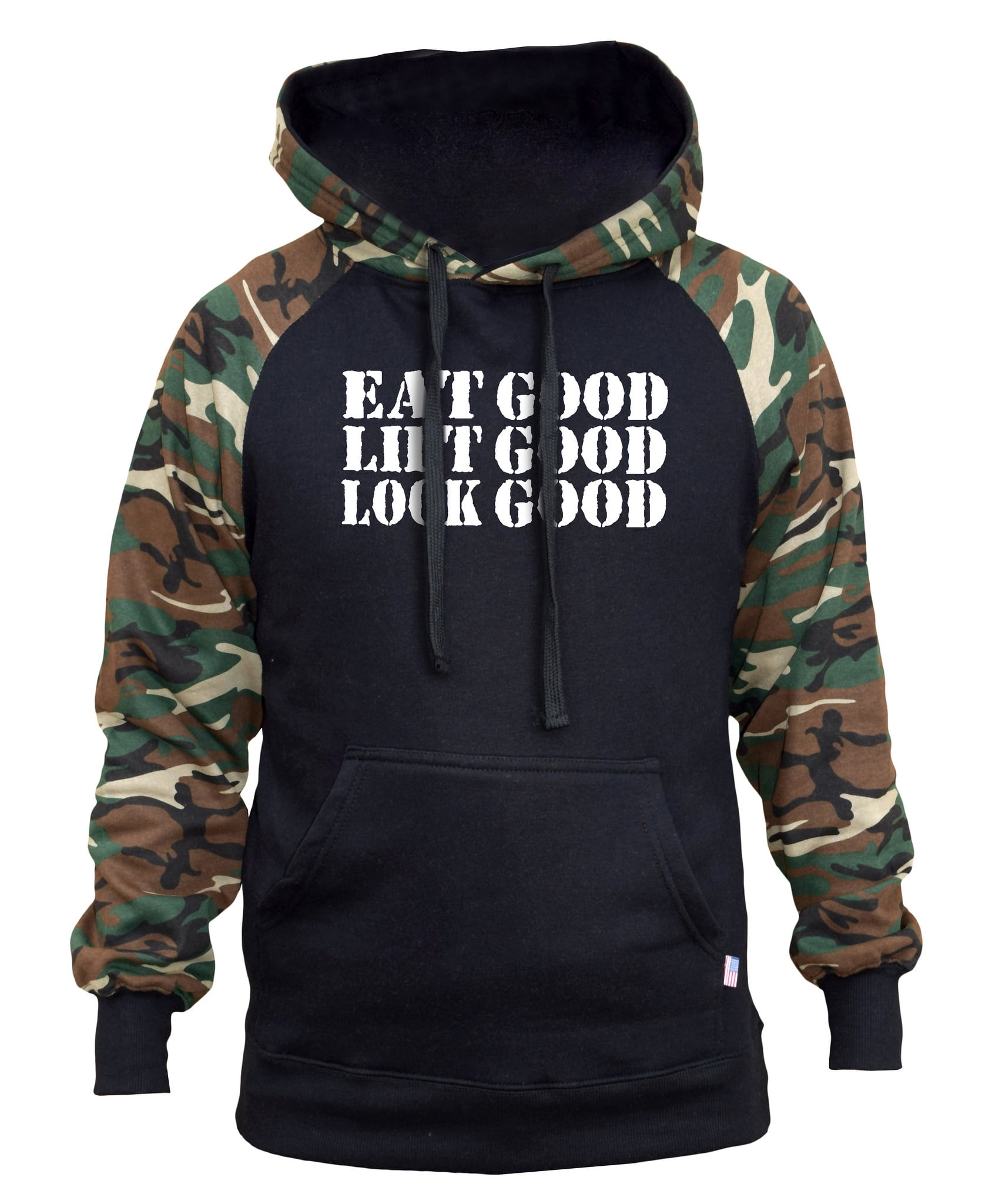 Mens Eat Good Lift Good Look Good V399 Sleeveless Zipper Hoodie Mens Eat Good Lift Good Look Good V399 Sleeveless Zipper Hoodie