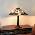 thumbnail image 3 of CHLOE Lighting WYLIE Tiffany-style 2 Light Mission Table Lamp 16" Shade, 3 of 3