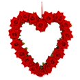 thumbnail image 2 of Valentines Day Wreaths for Front Door,13.3 Inches Artificial Red Rose Valentine Heart Shaped Wreath Decor with Love Sign,Valentine Heart Wreath for Window Home Indoor,Outdoor, 2 of 8