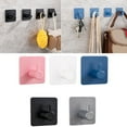 NonDamaging Wall Coat Rack Hooks for Towel, Keys, Clothes, and More