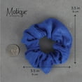 thumbnail image 5 of Motique Accessories Set of 10 Terry Hair Scrunchies for Adult Female and Girls - Royal Blue, 5 of 5