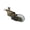 Moss Screen Door Roller - 1" Nylon Wheel, variant on WRS 3" Black Steel Screen Door Hinge - 2 Pack