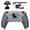 Rubberized Classic Gray, variant on eXtremeRate SPARK Back Paddles Kit for PS5 Controller BDM-030 040 050 Models, OLED Display + Clicky Trigger Stops + Ergonomic Rubberized Grips Remappable 4 Back Buttons Set - Clear Black