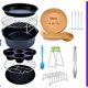 thumbnail image 1 of Accesorios para freidora de aire, bandeja para Pizza, parrilla, estante para tostadas, almohadilla aislante, piezas de cocina para el hogar, parrilla para freidora de aire, 12 Uds., 1 of 5