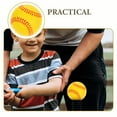 thumbnail image 3 of LEEYNEER 8 Pcs Practice Foam Softball Bucket Baseballs Children‘s Training Student, 3 of 8