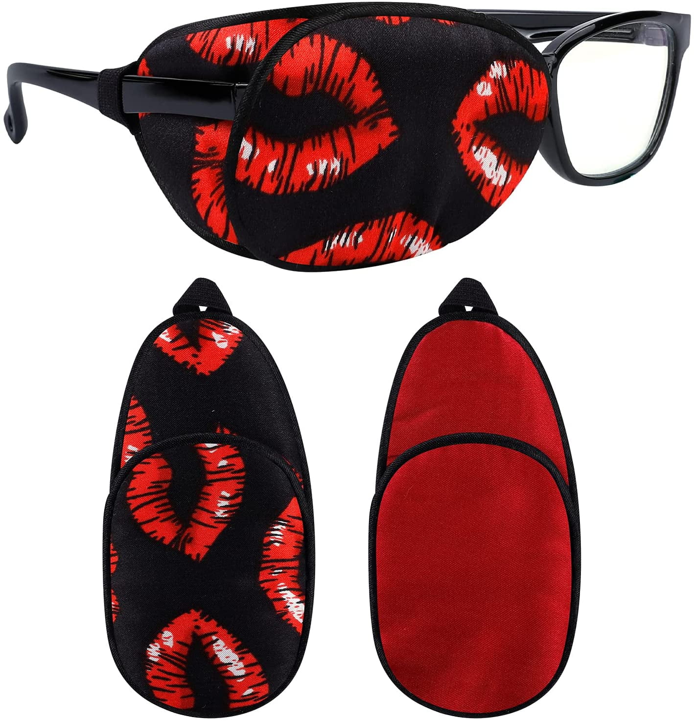 eZAKKA Eye Patches for Adults, Eye Patch for Glasses Eyepatch for Lazy