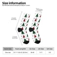 thumbnail image 2 of Picia Buffalo Plaid Christmas Trees Print Athletic Socks for Men & Women – Cushioned Moisture-Wicking Crew Socks for Sports, Running, and Training, Soft & Breathable Size 5-11, 2 of 6
