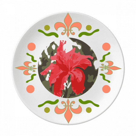 

Mallow Fuso Malaysia Art Deco Fashion Flower Ceramics Plate Tableware Dinner Dish