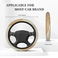 thumbnail image 4 of XMXT Contemporary Abstract Prints Steering Wheel Cover, Elastic Non-Slip Universal Fit Car Decor Accessories Protector for Auto SUV Trucks, 4 of 8