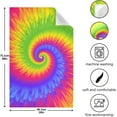 thumbnail image 3 of Dreamtimes Rainbow Tie Dye Pride Swirl Prints Kitchen Towel, Dish Towels Quick Drying Tea Towels Absorbent Hand Towels for Kitchen Sink Dinner Table 28 x 18 Inches, Set of 6, 3 of 7