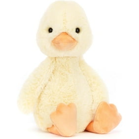 Jellycat Bashful Duckling Stuffed Animal, Medium 12&rdquo; - Duck & Duckling Plush Toy - Classic Children's Gift